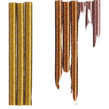 Glitter glue stick
