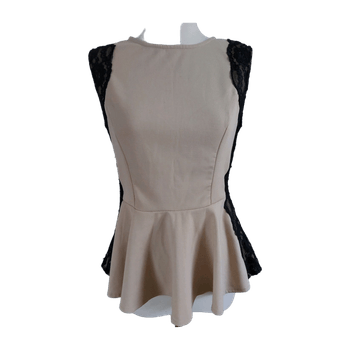 Peplum-helmainen juhlatoppi 