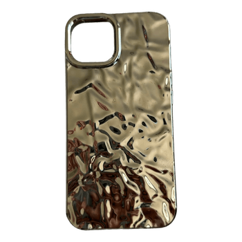 silver textured surface iPhone 13 phonecase