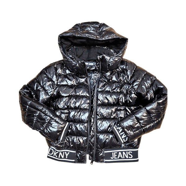 Black puffer jacket