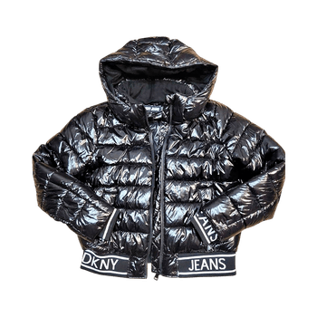 Black puffer jacket