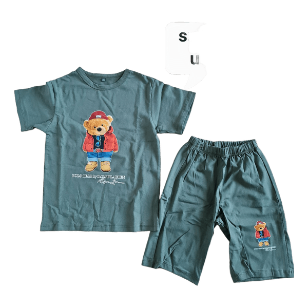 Roheline komplekt Polo Bear