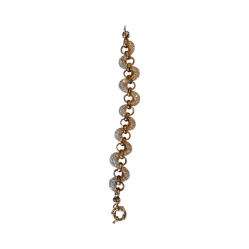 Gold tone chain bracelet
