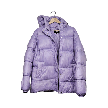 Zizzi lila muhkea talvitakki Koolle L/XL 