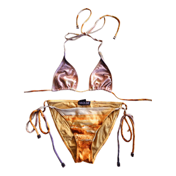 Serengeti themed triangle designer bikini