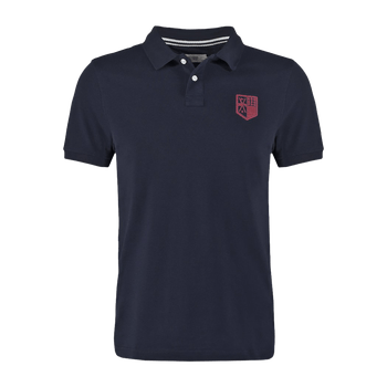 Dark blue polo shirt