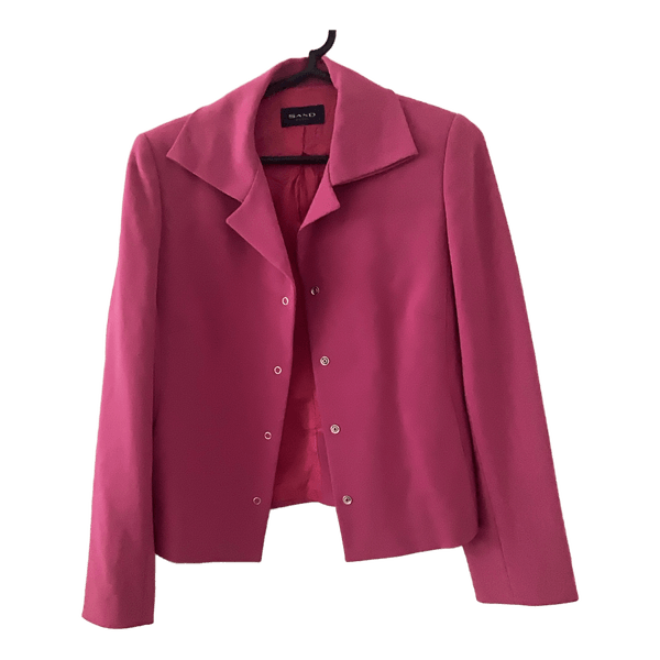 Pink wool blazer
