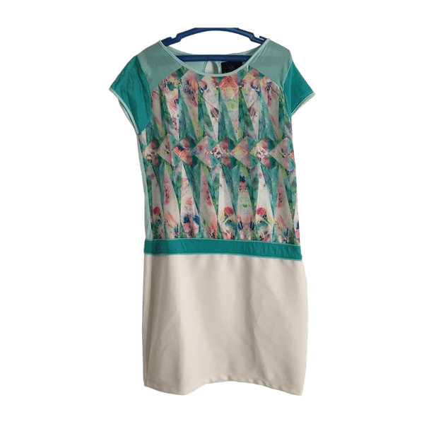 Plains & prints dress