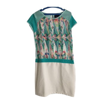 Plains & prints dress
