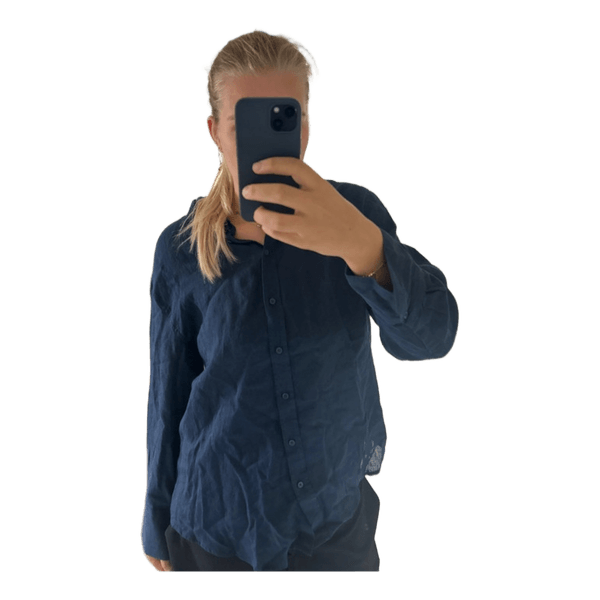 Blå skjorte