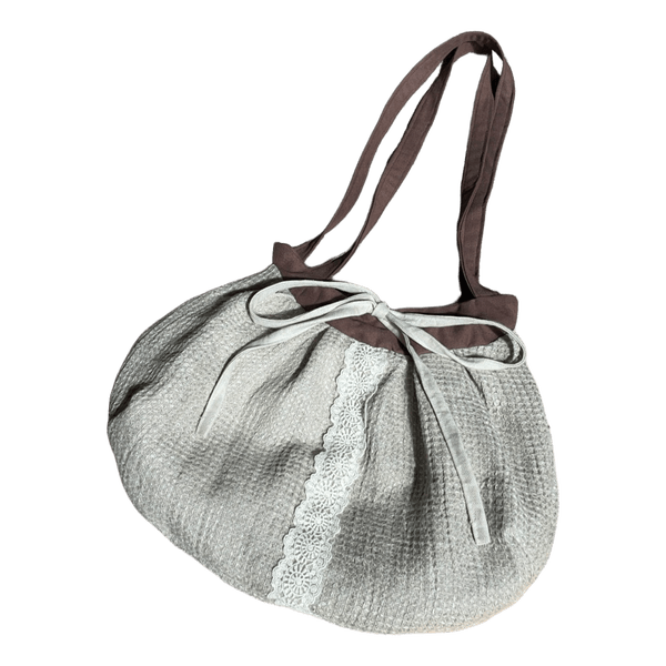 Vintage hemp shoulder bag