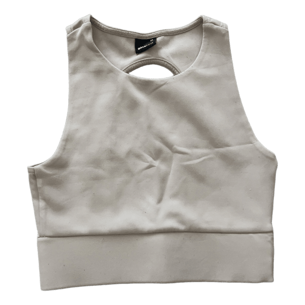 Beige training top