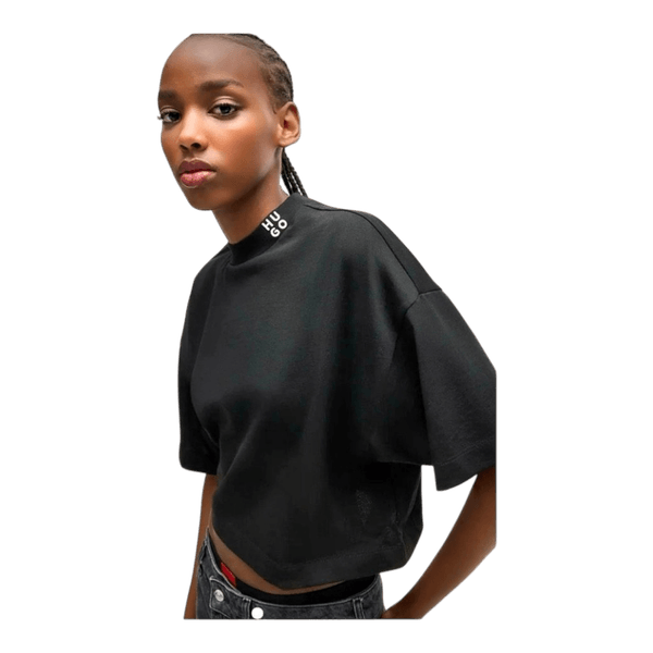Hugo Boss crop top / t-shirt – black – size M – like new