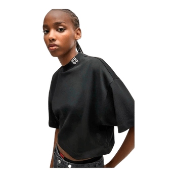 Hugo Boss crop top / t-shirt – black – size M – like new