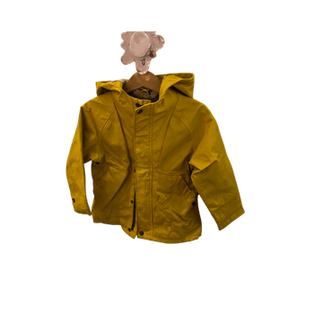 Keltainen lasten takki