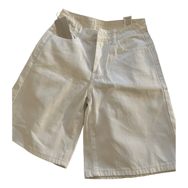 Hvide Musera denimshorts