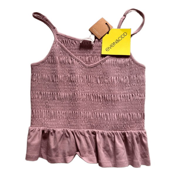 Pink smocked top