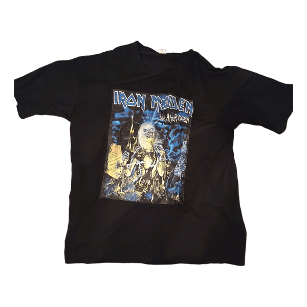Musta Iron Maiden t-paita