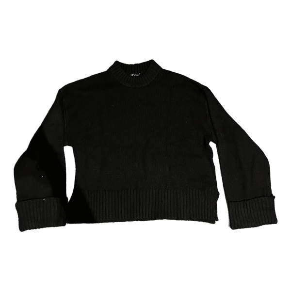 Black knit jumper