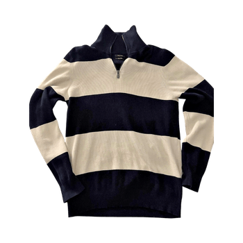 Navy striped sweater