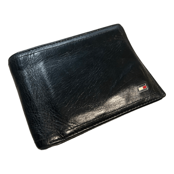 Black leather wallet