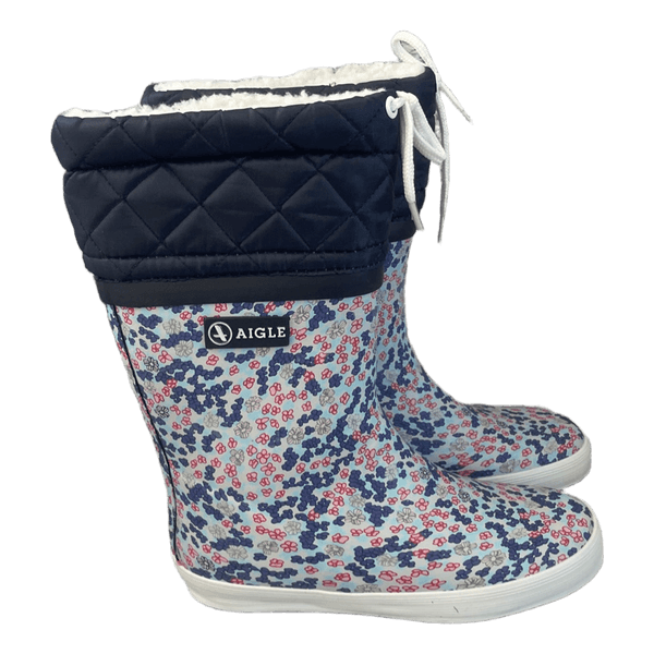 Aigle floral rain boots