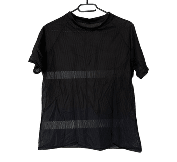 Black mesh t-shirt