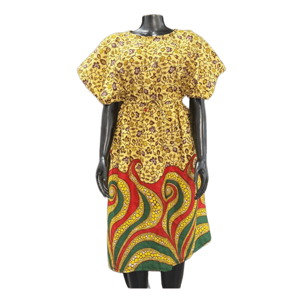 Printed midi dress