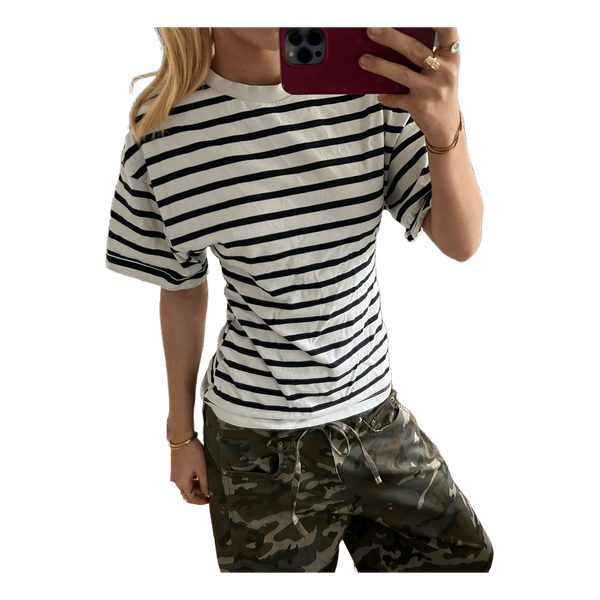 Stribet t-shirt