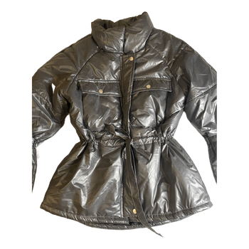 Black puffer jacket