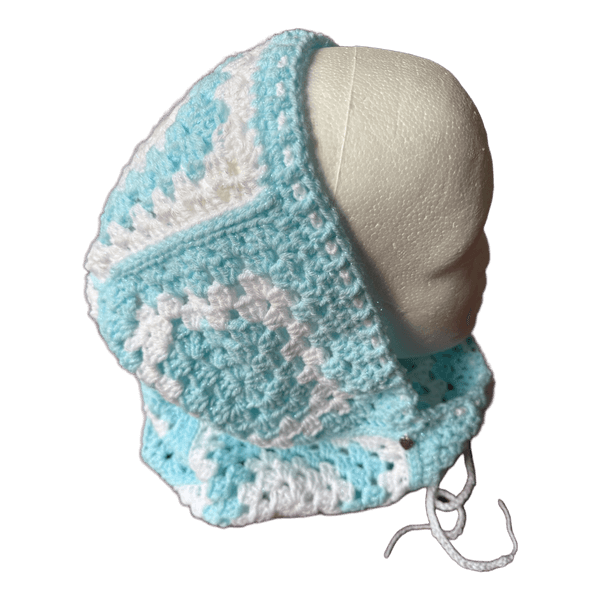 Glitter balaclava / huppu nauhoilla