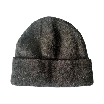 Black beanie hat