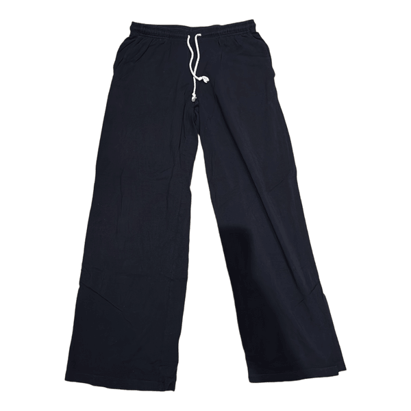 Navy wide leg bukser
