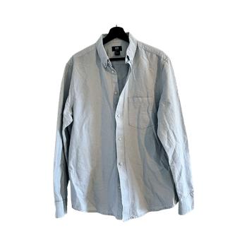 Vaaleansininen miesten oxford-paita, H&M