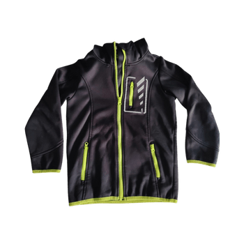 musta softshell-takki