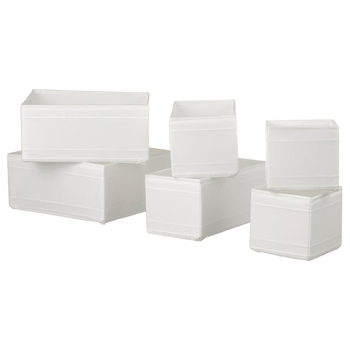 White storage box