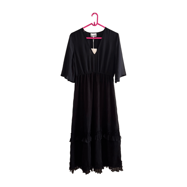 Pleated Georgette dress
