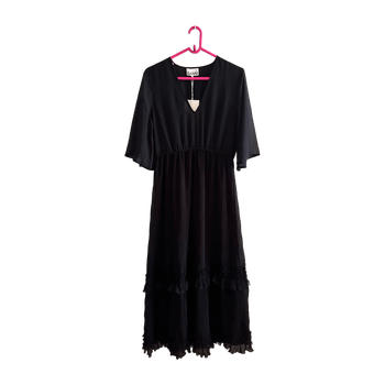 Pleated Georgette dress