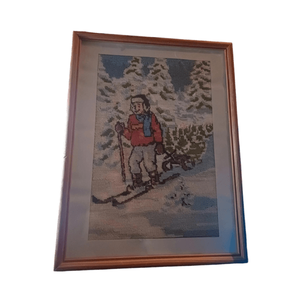 Vintage kanavatyö