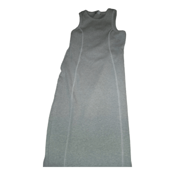Grey sleeveless maxi dress