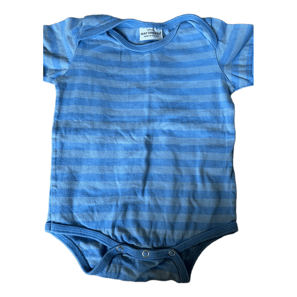 Sininen raidallinen Marimekko-body