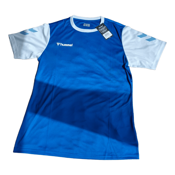 Mėlyni sportiniai marškinėliai