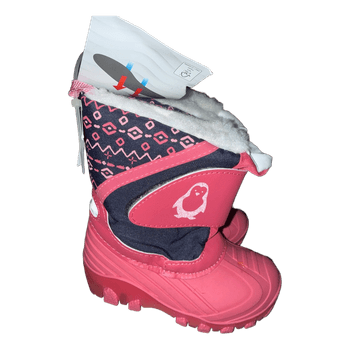 Pink winter boots