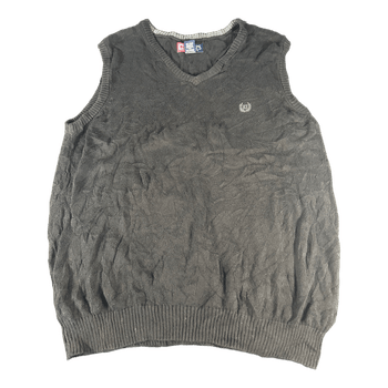 Musta Chaps neuleliivi (100 % puuvillaa) – M