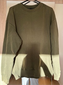 Khaki loose fit sweatshirt