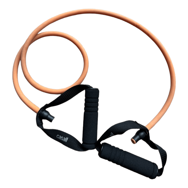 Casall Resistance Tube Exercise Band with Handles Home Gym Fitness