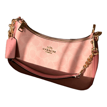 Pink Coach shoulder bag