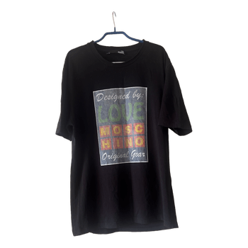 Black Love Moschino t-shirt