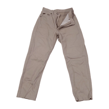 Beige corduroy trousers