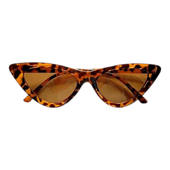 Brown cat eye sunglasses